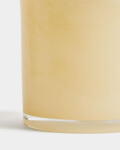 Jarrón Endasi de vidrio amarillo 19,5 cm 19,5 cm
