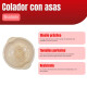 Colador con asas BEIGE