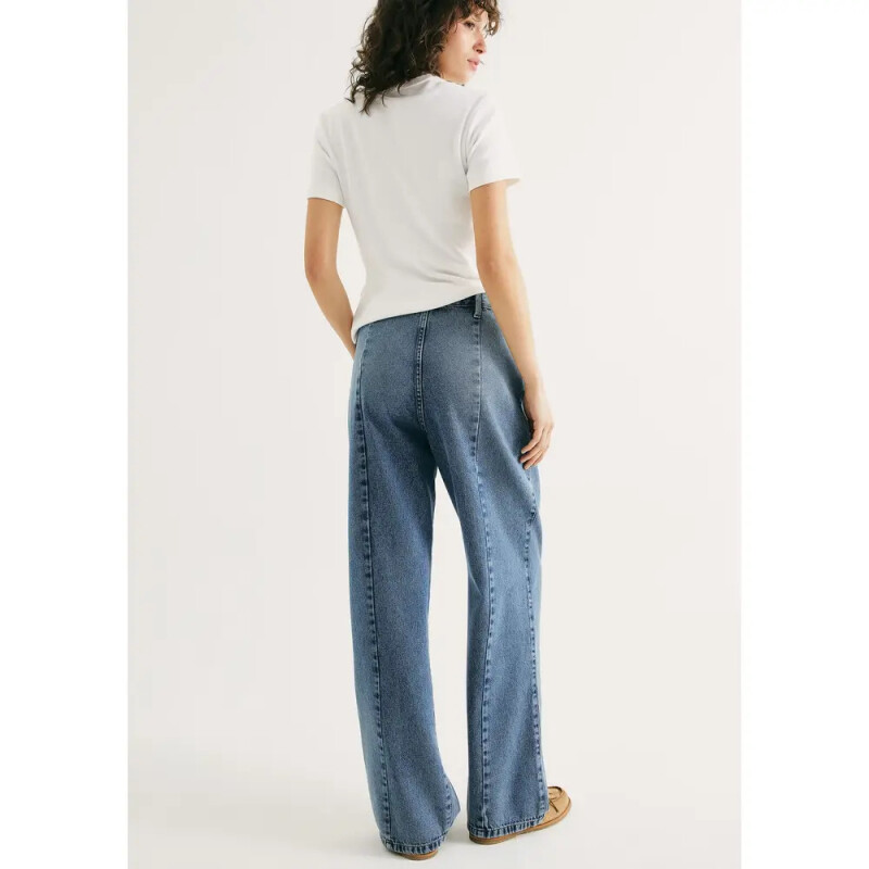 CALCA FEM AZUL MEDIO