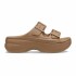 Sandalias Crocs Saturday Platform Sandal W Mujer Sepia
