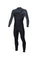 Hyperfreak 4/3+ mm - Chest Zip Full Wetsuit Black Graphite