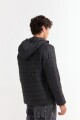 Campera puffer básica NEGRO