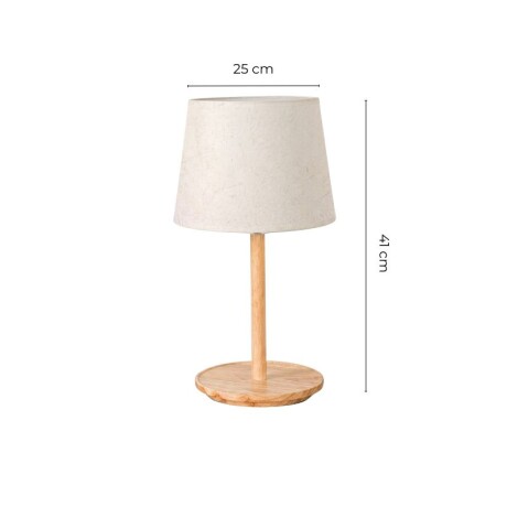 AMDH014 Lámpara De Mesa Havana Blanco