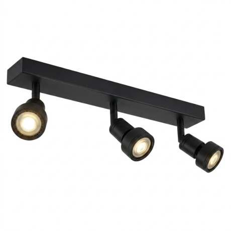 AASO Lámpara Niza Triple Orientable Negra