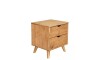 Mesa De Luz Madera Maciza Nordica 2 Cajones - Linea Dublin Mesa De Luz Madera Maciza Nordica 2 Cajones - Linea Dublin