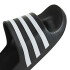 Chanclas de Hombre Adidas Adilette Aqua Negro - Blanco