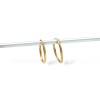 Caravanas aros de oro finos- Oro bajo - Sin piedra- CA8012 sinpiedra