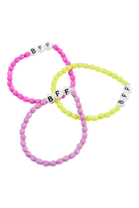 Pack tres pulseras mejores amigas Sin color