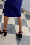 None Bridal Heels Azul