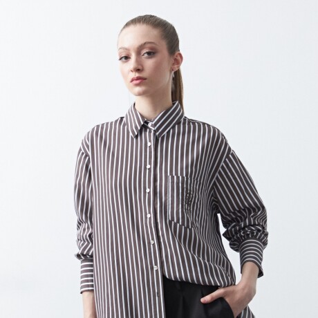 CAMISA FAREO Chocolate