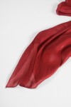Pashmina party satén rojo