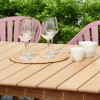 Juego de Jardin 6 sillas y Mesa - Nassau Rosa
