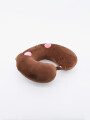 ALMOHADON DE VIAJE OSO MARRON