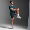 Polo Running Aero Mesh Tee Hombre Dark Moss/silver Reflective