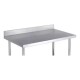 Mesada de Acero Inoxidable con Zócalo y Estante 150 cm | Lundar BV700-150B Mesada de Acero Inoxidable con Zócalo y Estante 150 cm | Lundar BV700-150B