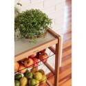 ESTANTE FRUTERO DE MADERA 3 PISOS CON RUEDAS TRAMONTINA ESTANTE FRUTERO DE MADERA 3 PISOS CON RUEDAS TRAMONTINA