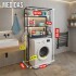 Estante Organizador Lavarropas O Baño Inodoro Mueble Metal IMBACK Color Negro Estante Organizador Lavarropas O Baño Inodoro Mueble Metal IMBACK Color Negro