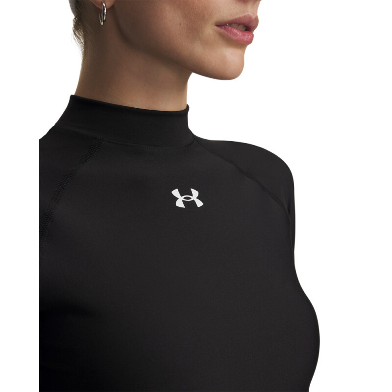 HeatGear Crop Mock LS-BLK BLK-008