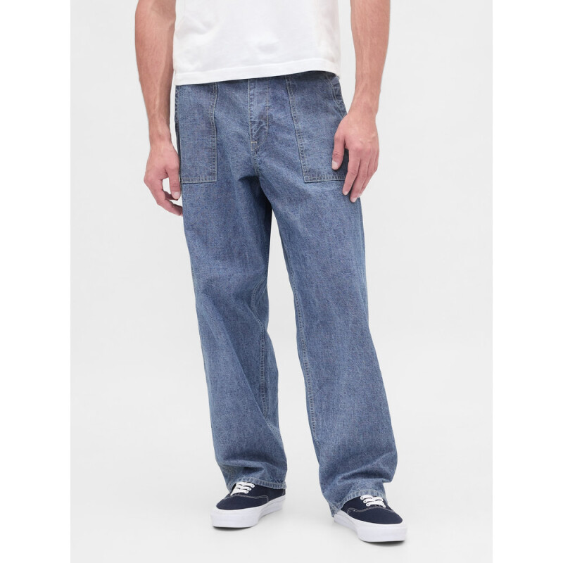 BAGGY CHAMBRAY MED SLOAN MEDIUM WASH