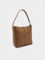 Bolso De Hombro Con Grabado Animal camel