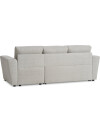 Sofá cama VEJLBY chaise longue tela arena Sofá cama VEJLBY chaise longue tela arena