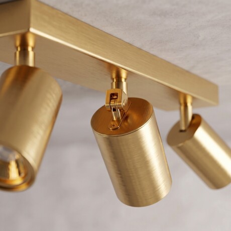 AASOL30 Luminaria de Techo Leticia Triple Dorado