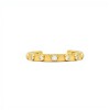 Brazalete Pune-Plata Rodinada con micra oro 18k-Piedra Topacio Azul-BR2001 conpiedra