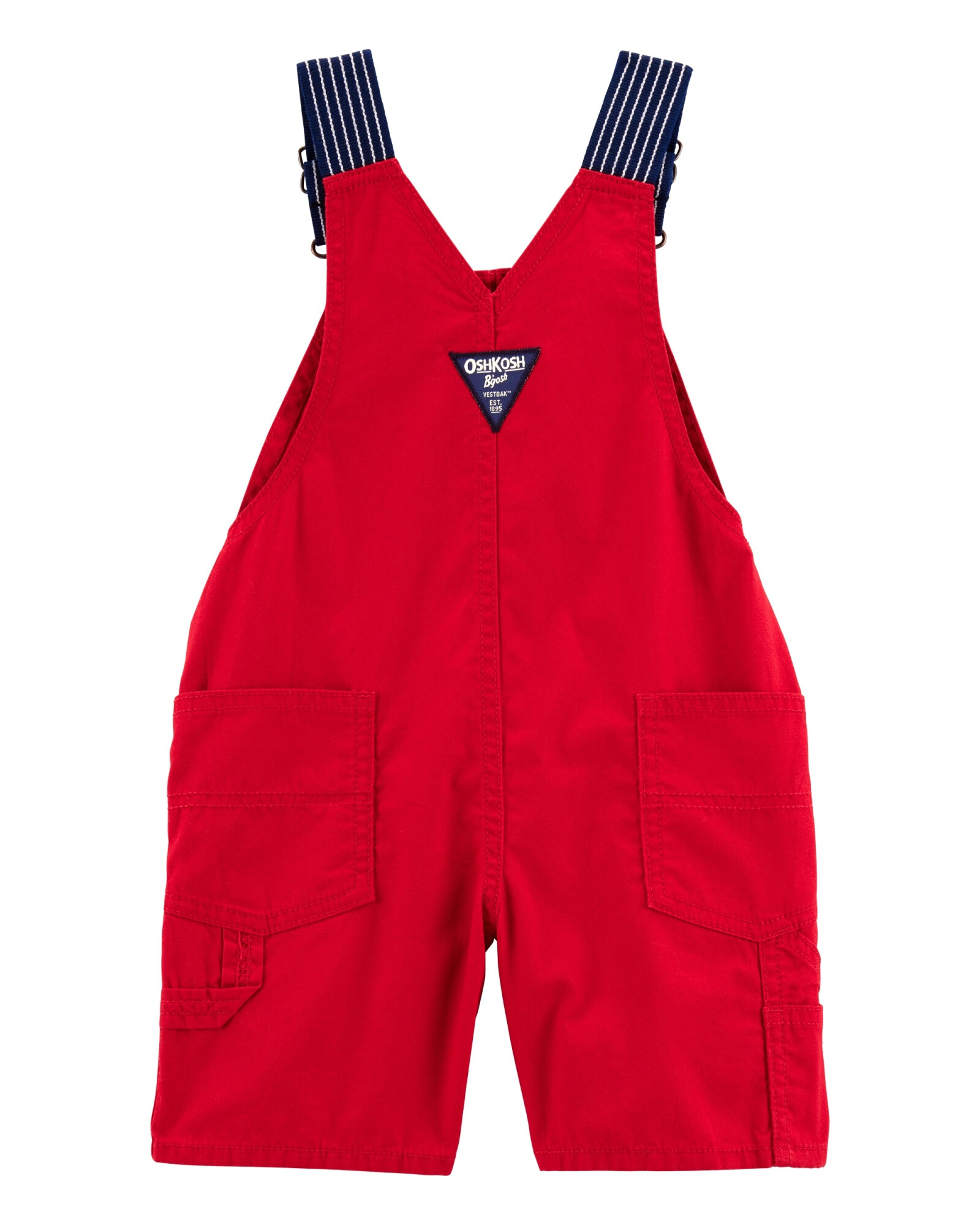 Enterito corto de algodón, rojo Sin color