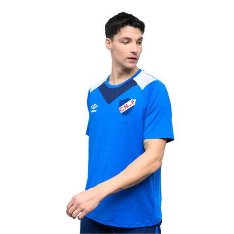 Remera de Hombre Umbro Nacional Oryn Azul - Blanco