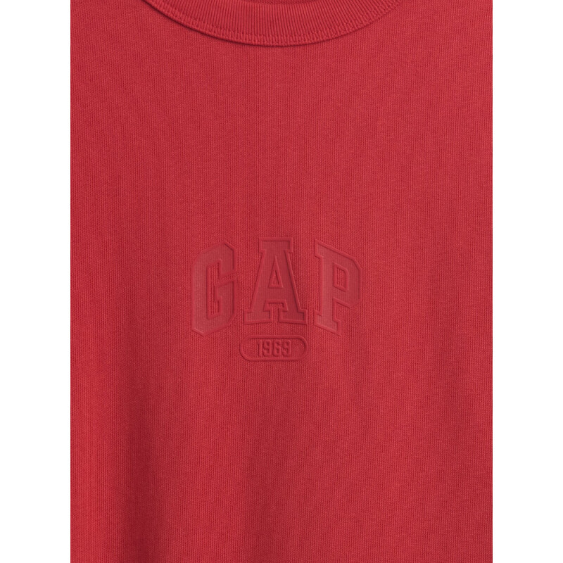 INTL HVY CROP LOGO T CHAKRA RED