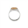 Anillo Profesión Nurse-Plata y Oro-Sin Piedra-AP5008 sinpiedra