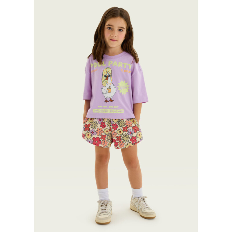 CAMISETA MM FEM ROXO CLARO