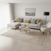 Alfombra Moderna Eco-Nature - Roat | 1.50x200 m Chumbo