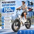 Bicicleta Eléctrica Samebike 20 Plegable 750w BLANCO