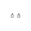 Caravanas Circulo Nacar- Plata 925 - CA4316 sinpiedra