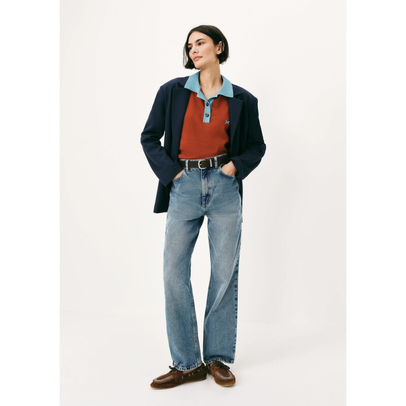 CALCA FEM AZUL MEDIO