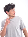 REMERA NAUPLIA GRIS MELANGE M