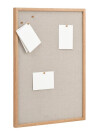 Tablero de notas MOSEBY 50x70 beige/roble nat Tablero de notas MOSEBY 50x70 beige/roble nat