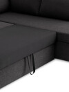 Sofá cama rinconera MARSLEV tela gris osc Sofá cama rinconera MARSLEV tela gris osc