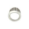Anillo Puntos-Plata 925 Inflada-Sin Piedra-AN3121 sinpiedra