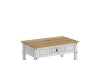 Mesa de centro - Linea Mexicana - 95x50cm Blanco