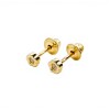 Abridores Flor-Oro Bajo-Zirconia-AB8031 conpiedra