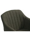 Silla de comedor ADSLEV tela verde oliva/color roble Silla de comedor ADSLEV tela verde oliva/color roble