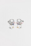 Aros acero mystic plateado