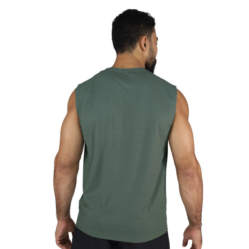 TANK MEN NYL/SPX EVERLAST SQUARE GN M6 GREEN