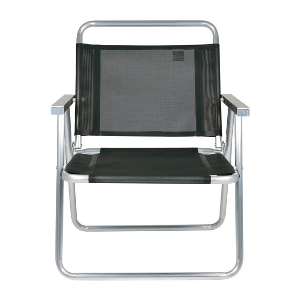 SILLA OVERSIZE ALUMÍNIO NEGRA NEGRO