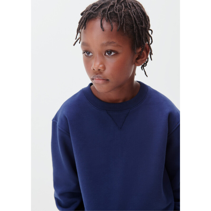 BLUSAO INFANTIL AZUL ESCURO