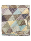 Manta throw acolchada DUNHAVRE 140x200 patchwork Manta throw acolchada DUNHAVRE 140x200 patchwork