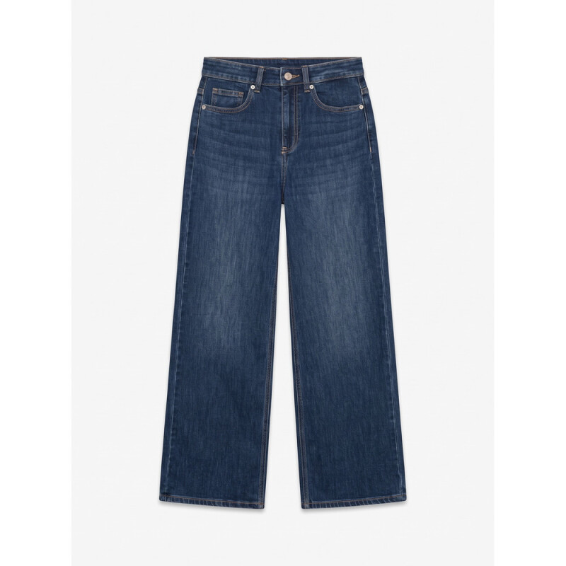 VMOLIVIA STRETCH HR WIDE JNS LI3189 NOOS Dark Blue Denim