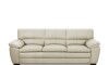 Sillón %100 Cuero - 3 Cuerpos - Premium Arena